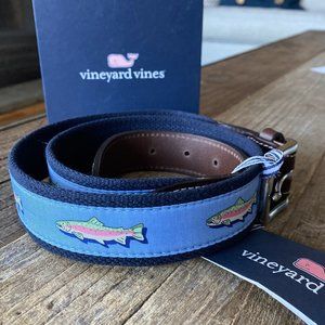 Vineyard Vines Men's Club Belt and Gift Box